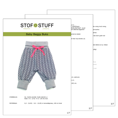 Børnetøj - PDF symønster