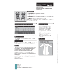 Onion 2077, Top/Kjole med volant til strikstof, str. xs-xl