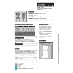 Onion 2079, Sl om-kjole med st krave til strikstof, str. xs-xl