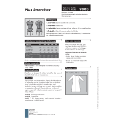 Onion 9003 Plusstrrelse. Kjole med skulderstykker, xl-5xl
