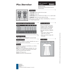 Onion 9005 Plusstrrelse. Kjole i corsagestil til strikstof, xl-5xl
