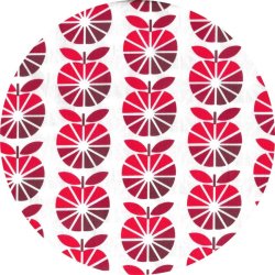 Bomuldsstof med bler. Retro Market,  pr. m