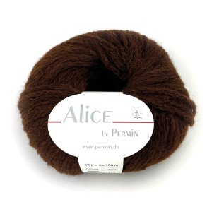 Alice by Permin, brun, fv 42, pr. 50 g.
