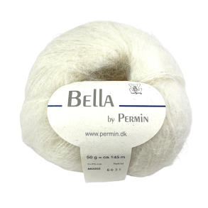 Bella by Permin, rhvid, fv 02, pr. 50 g.