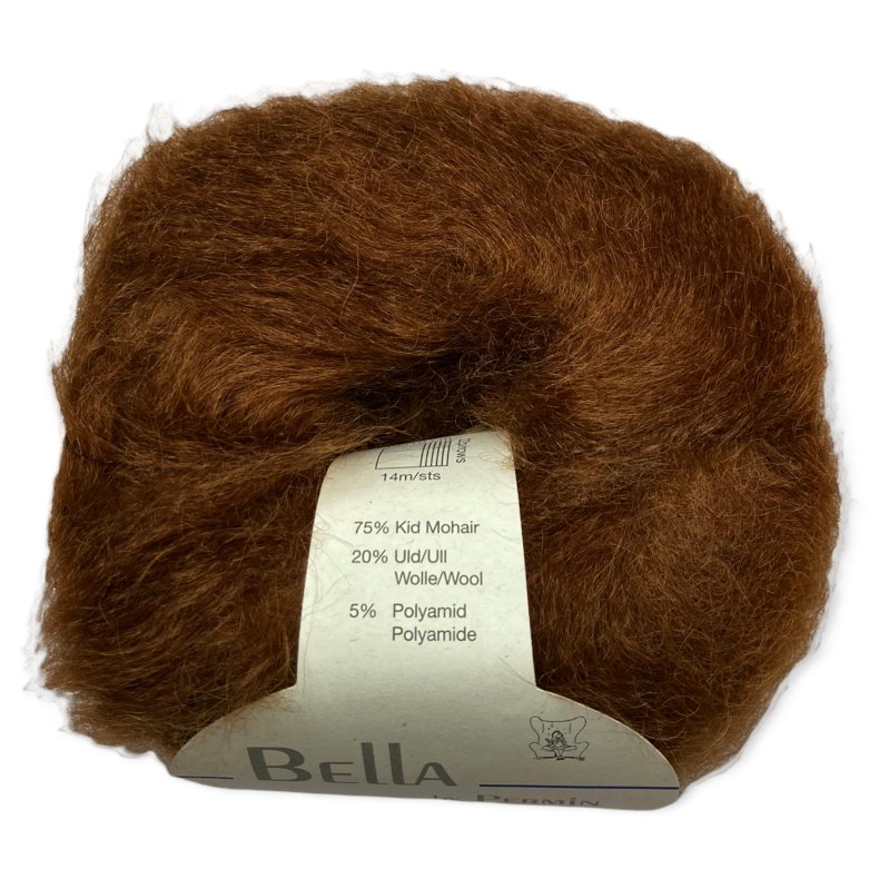Bella by Permin, brun, fv 65, pr. 50 g.