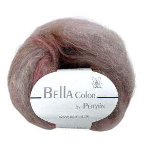Bella Color by Permin, beige/rust, fv 163, pr. 50 g.