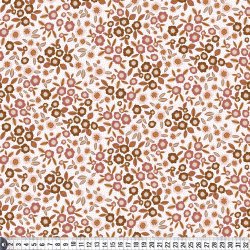 Bomuldspoplin med sm� blomster