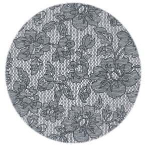 Bomuldsstof med blondemnster. Zelda, pr. m