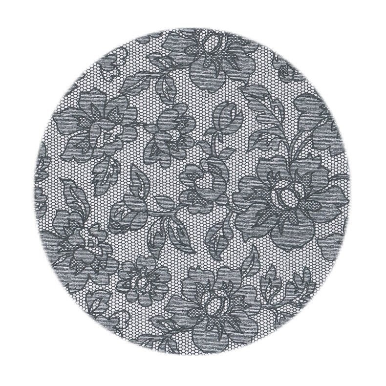 Bomuldsstof med blondemnster. Zelda, pr. m