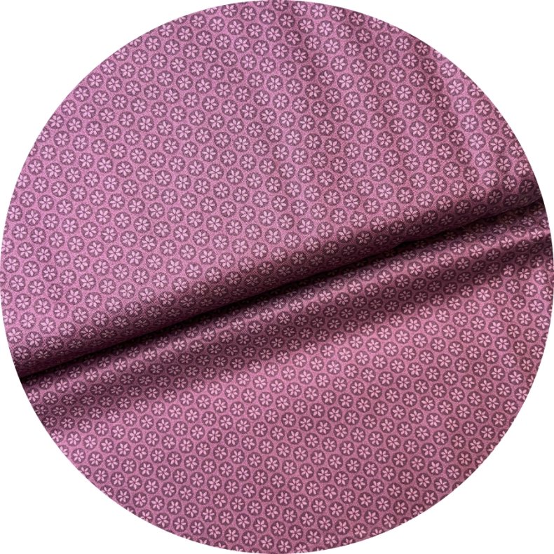 Bomuldsstof, Capitivate Bellis, plum