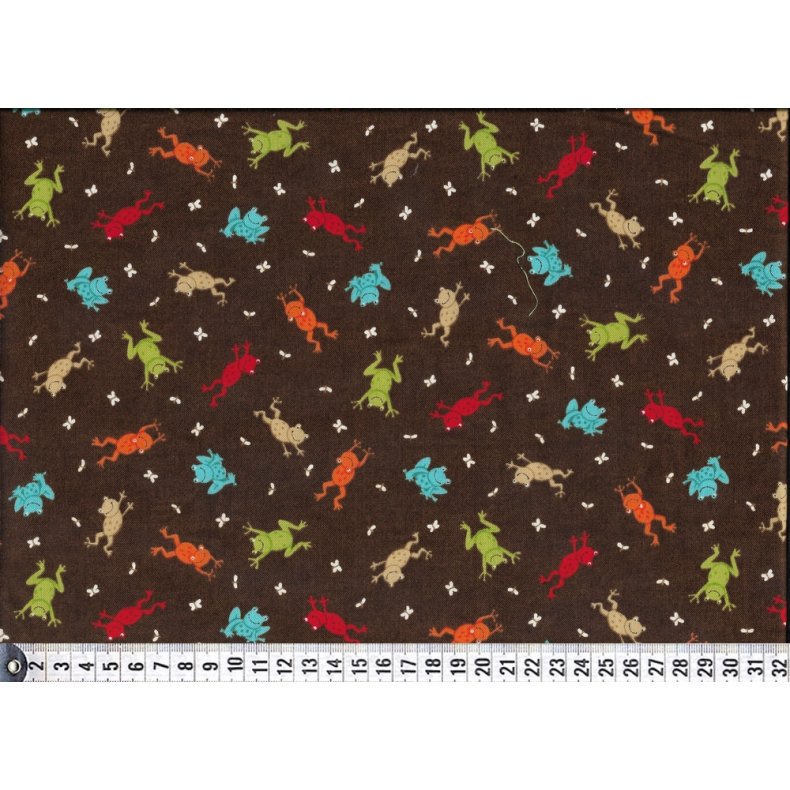 StofRest. Bomuldsstof med frer.