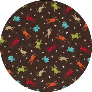 StofRest. Bomuldsstof med frer.