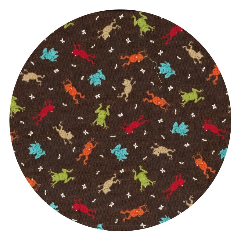 StofRest. Bomuldsstof med frer.