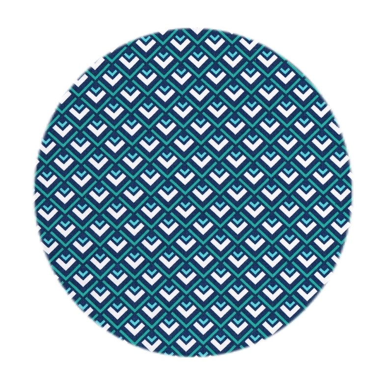 DesignerStof Deco Geo, petrol