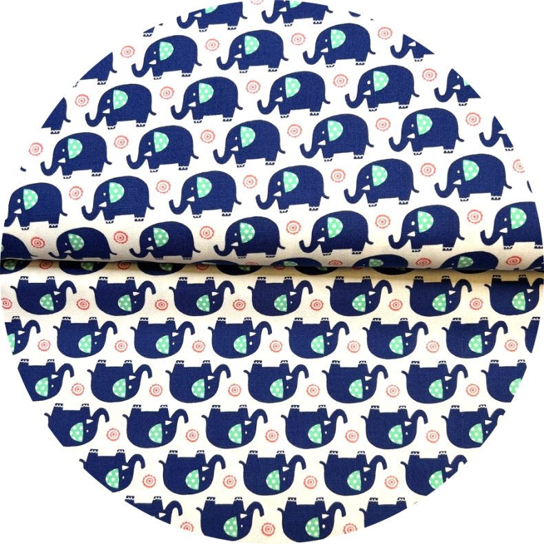 DesignerStof Mini Elephants