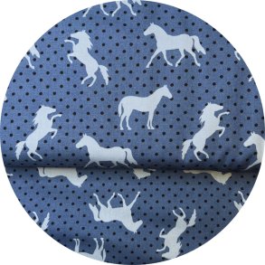 DesignerStof med heste