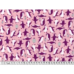 DesignerStof med pingviner