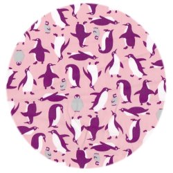 DesignerStof med pingviner