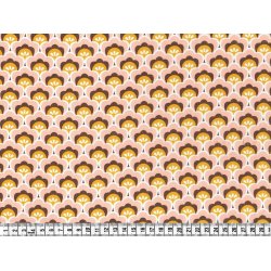  Bomuldspoplin stof, Seashore Shelly