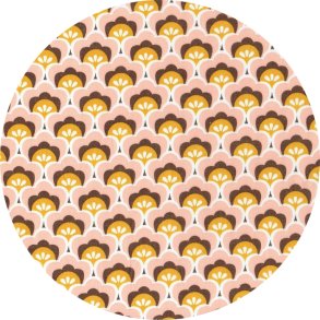  Bomuldspoplin stof, Seashore Shelly