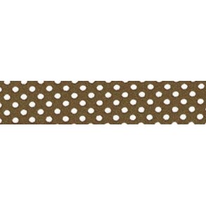 Skrbnd med prikker, brun/hvid, pr. m.