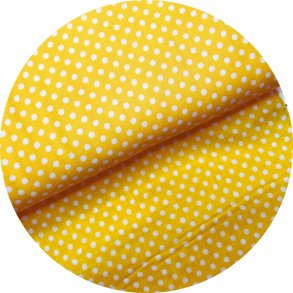 Japansk Double Gauze stof, Mini dots 