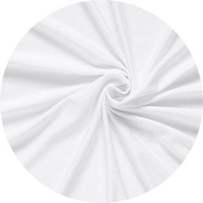 Viskose jerseystof, hvid, pr. m