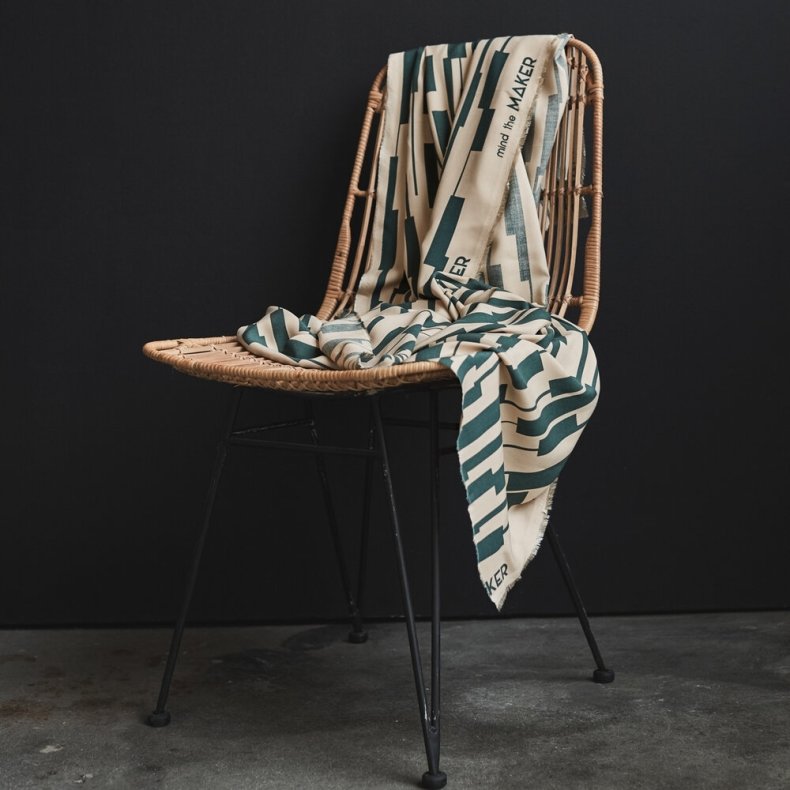 Fatsvvet Viskose Twill. Un-Square, dune, pr. m.