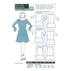 Onion 2074 Kjoler med flsedetalje str. xs-xl