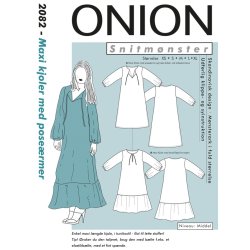 Onion 2082, Maxi kjoler med posermer, str. xs-xl