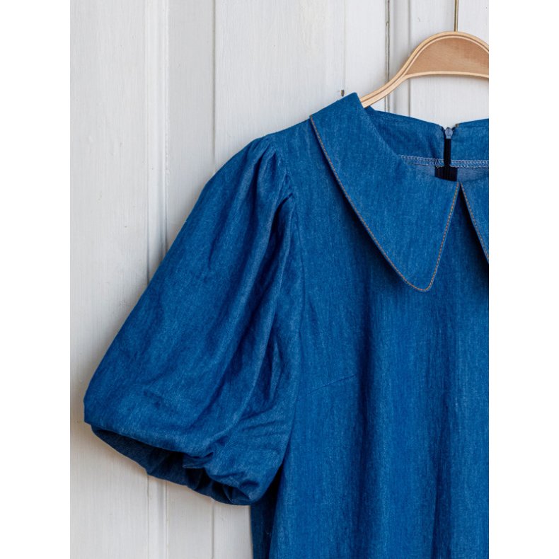 Onion 2091 Twiggy Kjole med ballonrme, str. xs-xl