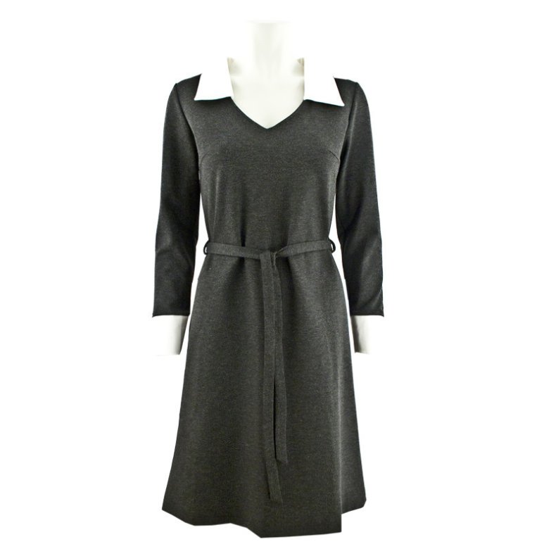 Onion 9004 Plusstrrelse. 70&acute;er kjoler til strikstof, xl-5xl