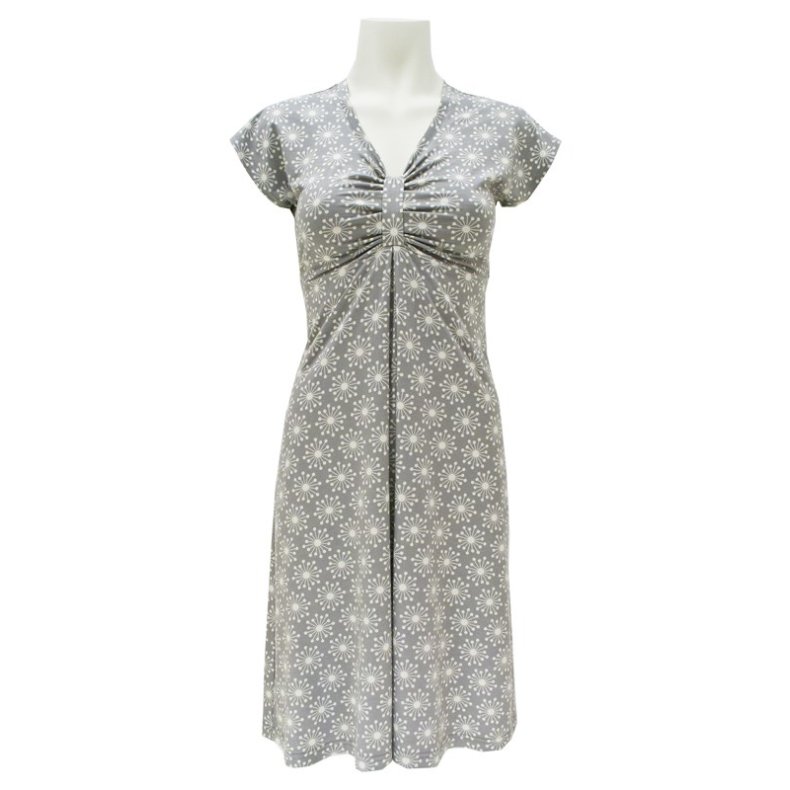 Onion 2052, Empirekjole med lg, til strikstof, str. xs-xl