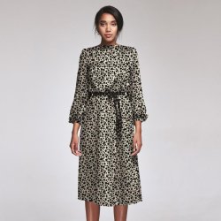 Let stof med stretch. Black &amp; White, pr. m.