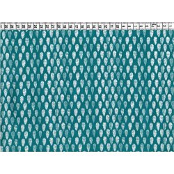 StofRest 0,6 m. Bomuldsstof, Abundance Monsoon