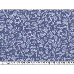 PIMA bomuldsstof, Flumes Indigo