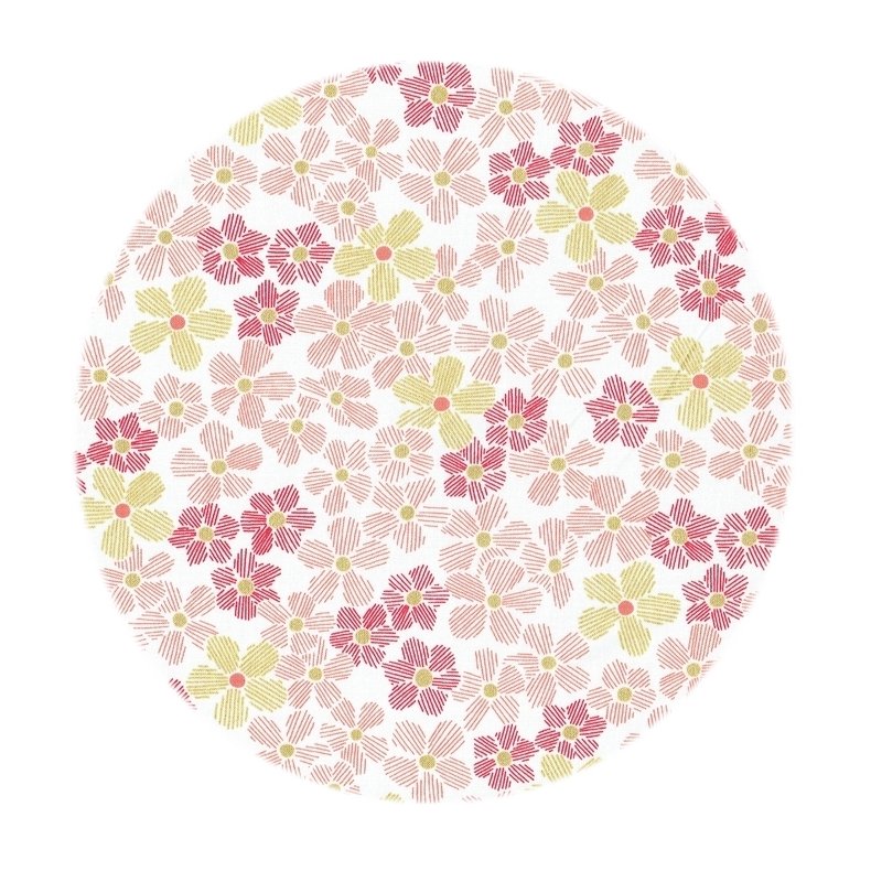 Stof med blomster. Glitz Flower pr. m.