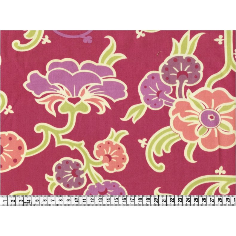 StofRest 0,75 m. Bomuldsstof Gypsy Caravan Velvet Vine