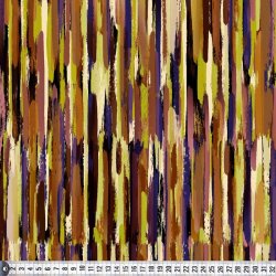 Viskosejersey stof med stribemnster, pr. m.