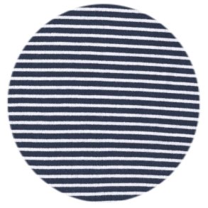 RibStof 2x2; striber i mrkebl og hvid, pr. m.