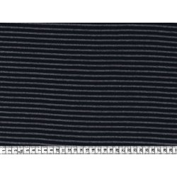 RibStof 2x2; striber i sort og gr, pr. m.