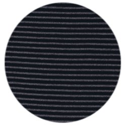 RibStof 2x2; striber i sort og gr, pr. m.