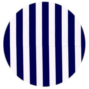 Twill stof med brede striber, bl/hvid, pr. m.