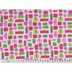 RB-cc, Stof med Julegaver, Christmas Candy, pr. m.