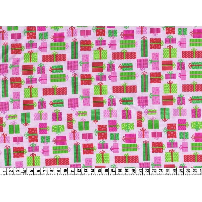 RB-cc, Stof med Julegaver, Christmas Candy, pr. m.