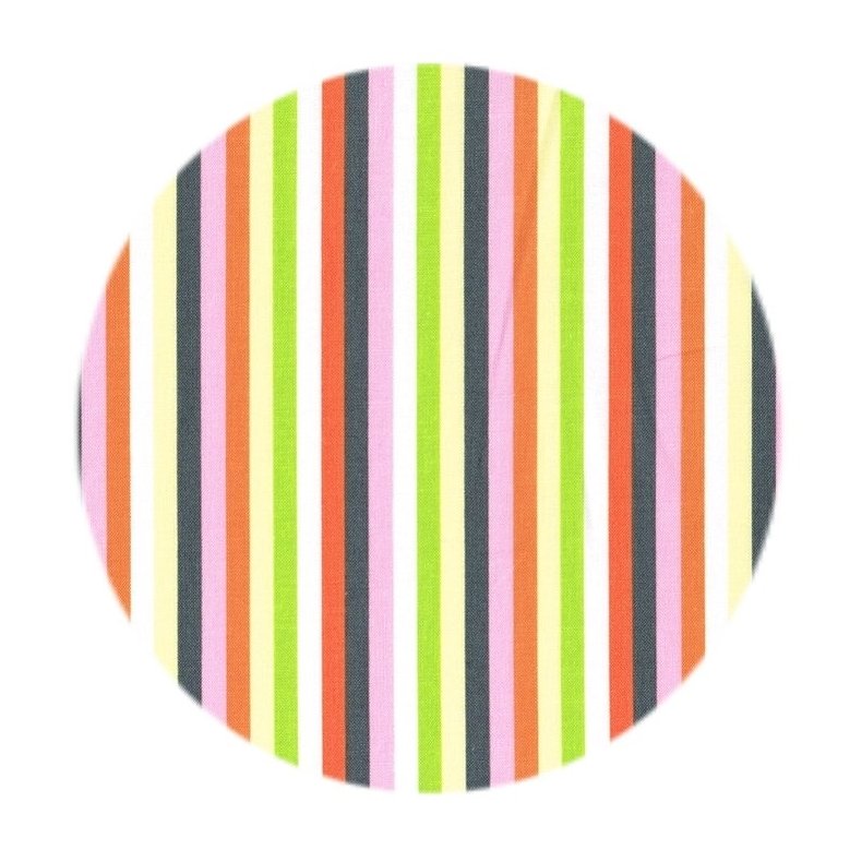 TT - Stof med Striber i Neon Look, pr. m.