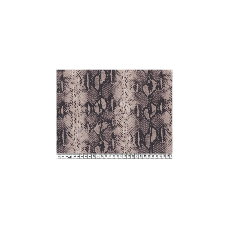 StofRest 1,3 m. Bomuld med slangeprint