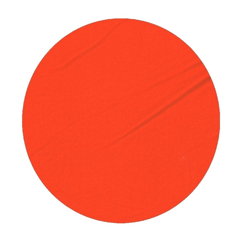 Isoli i Orange, Kraftig strikket stof med bld bagside, pr. m.