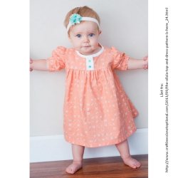 Stof med prikker, Domino Dots i lilla, Michael Miller Fabrics ,  pr. m