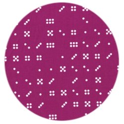 Stof med prikker, Domino Dots i lilla, Michael Miller Fabrics ,  pr. m